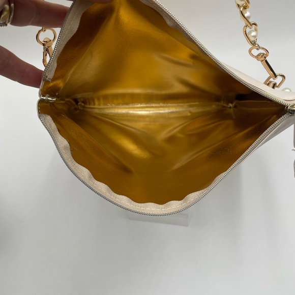 Low start Dior beauty blush and gold Shoulder Bag - Picture 6 of 7